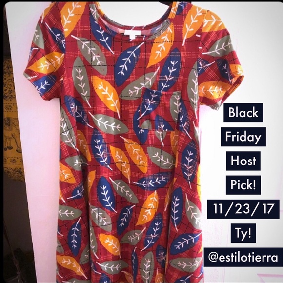 LuLaRoe Dresses & Skirts - ♦️HP SALE!♦️Lularoe Carly Dress XXS  S Fall leaves